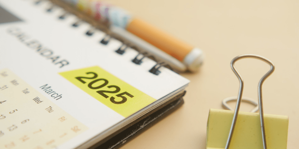 Calendario de días inhábiles en 2025